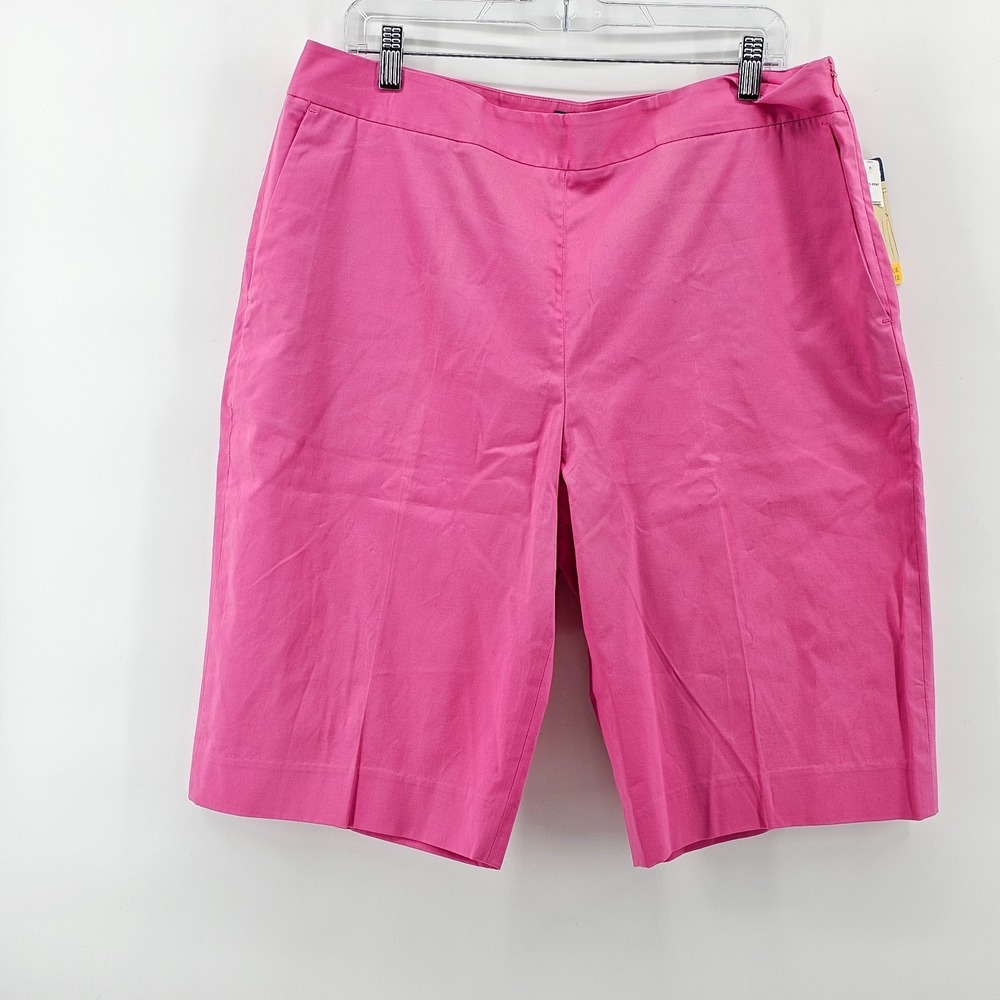 NWT Women's Pendleton Bermuda Shorts Updated Classic Pink Size 16